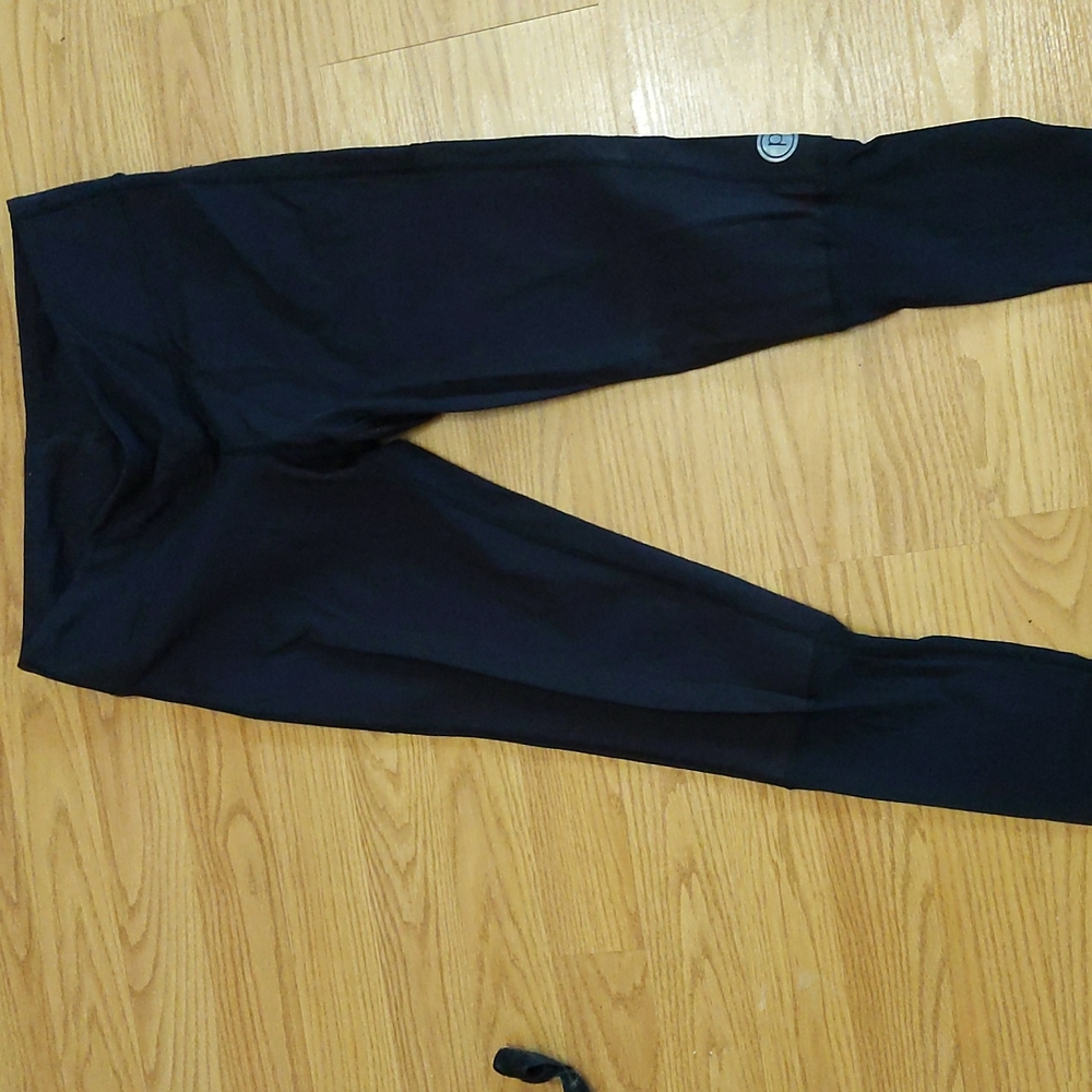 Black mixed material Pure Barre leggings